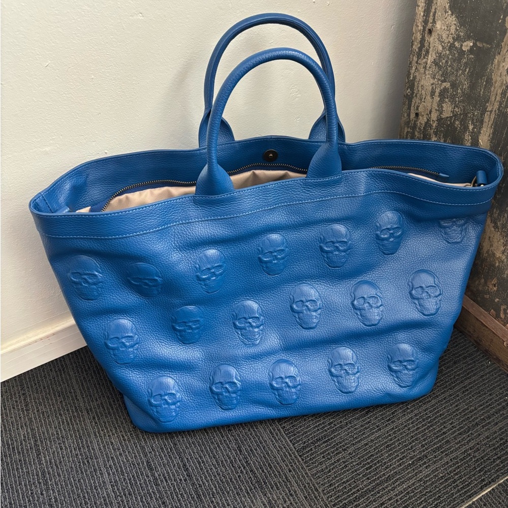 IO Pelle Skull Bag Blue